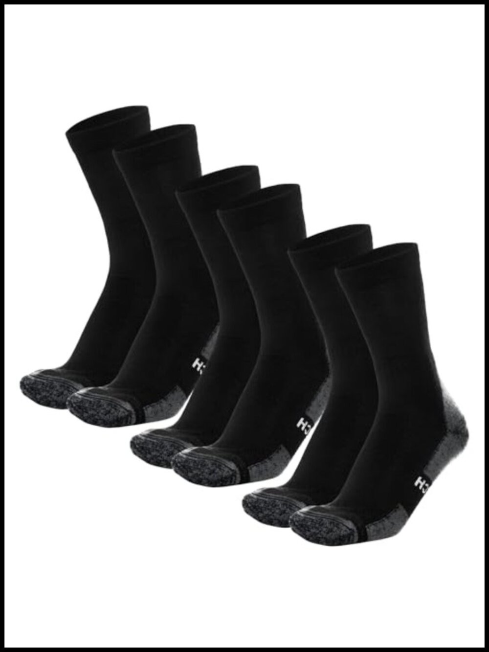 Merino Wool Hiking Socks Crew 3-Pack Women's Moisture Wicking Cushioned